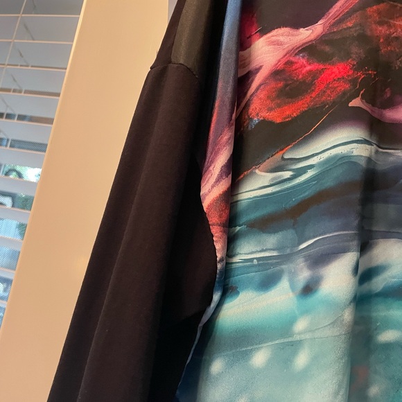 Chico's water colored blouse - Picture 3 of 6